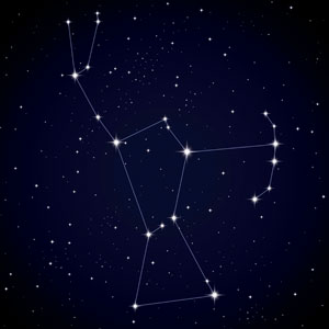 Look Up in the Sky, it's Orion, the Winter Constellation by Psychic Anthony