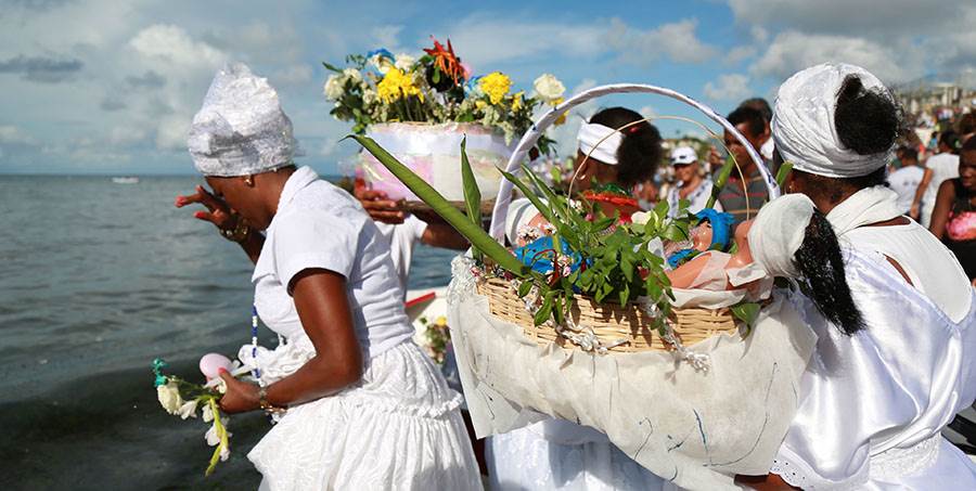 Yoruba devotees priestesses