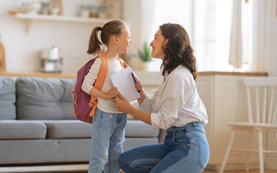 Empath mom sending child to school