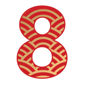 Why is 8 considered the luckiest of all number in Chinese Numerology?
