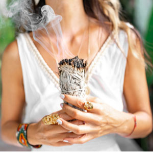 Smudging - The Power of Clearing Negative Energy through Nature's Gift by Psychic Lacey